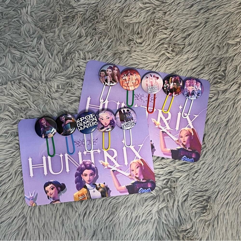 Kpop Demon Hunters 1” Paperclip Set